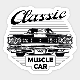 Plymouth Road Runner Classic American Muscle Car Sticker